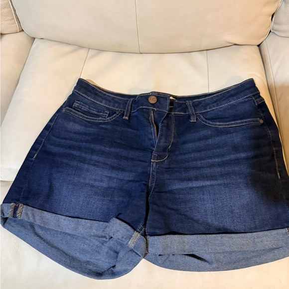 LC Lauren Conrad Pants - LC Lauren Conrad Dark Blue Jean Shorts